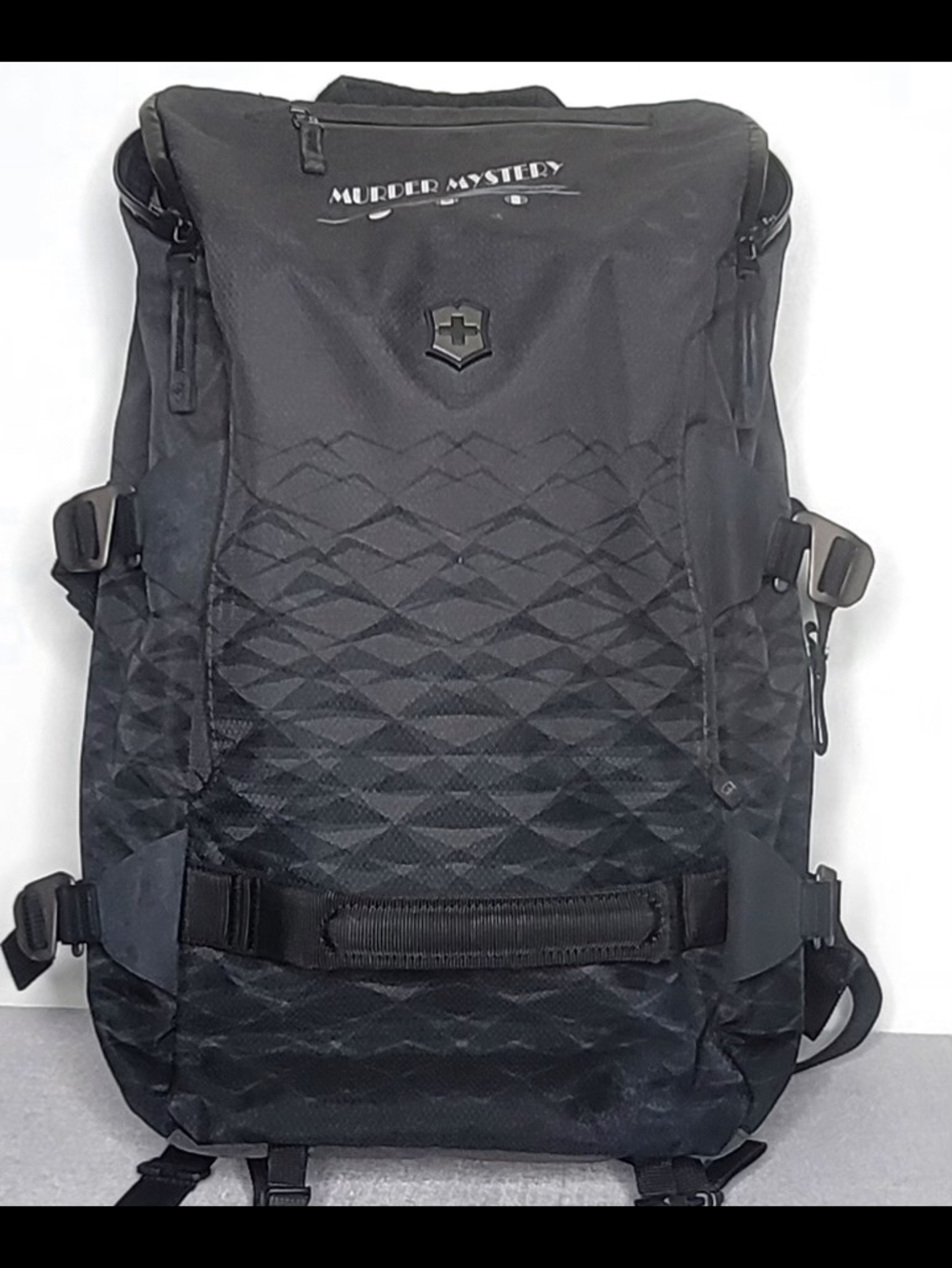Victorinox Vx Touring 25 L anthcacite  Backpack Black &grey Murder Mystery Logo